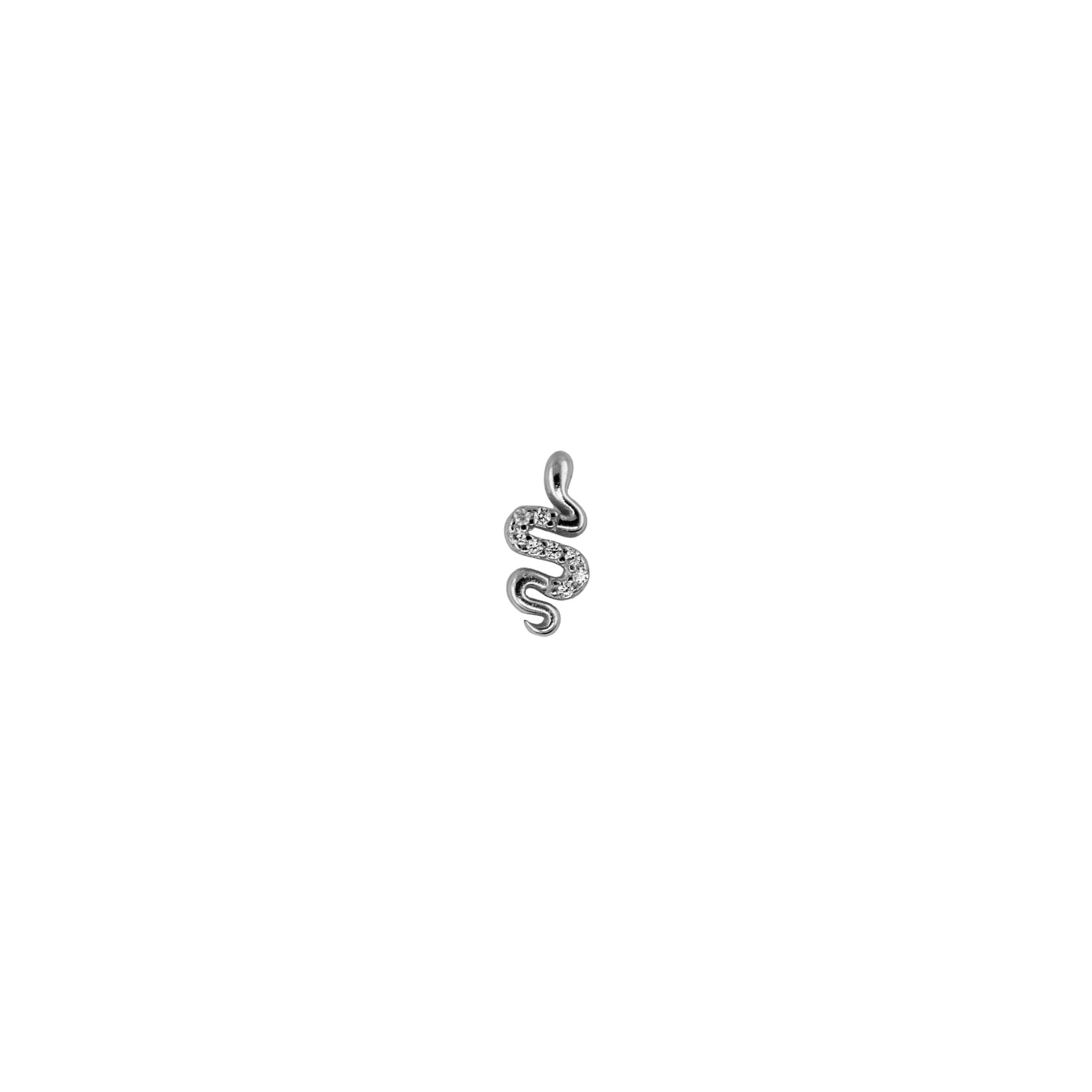 PIERCING SERPIENTE PLATA