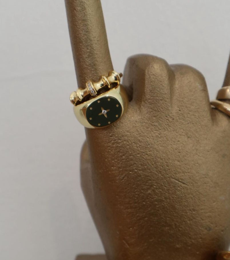 ANILLO SELLO SHOW TIME ORO