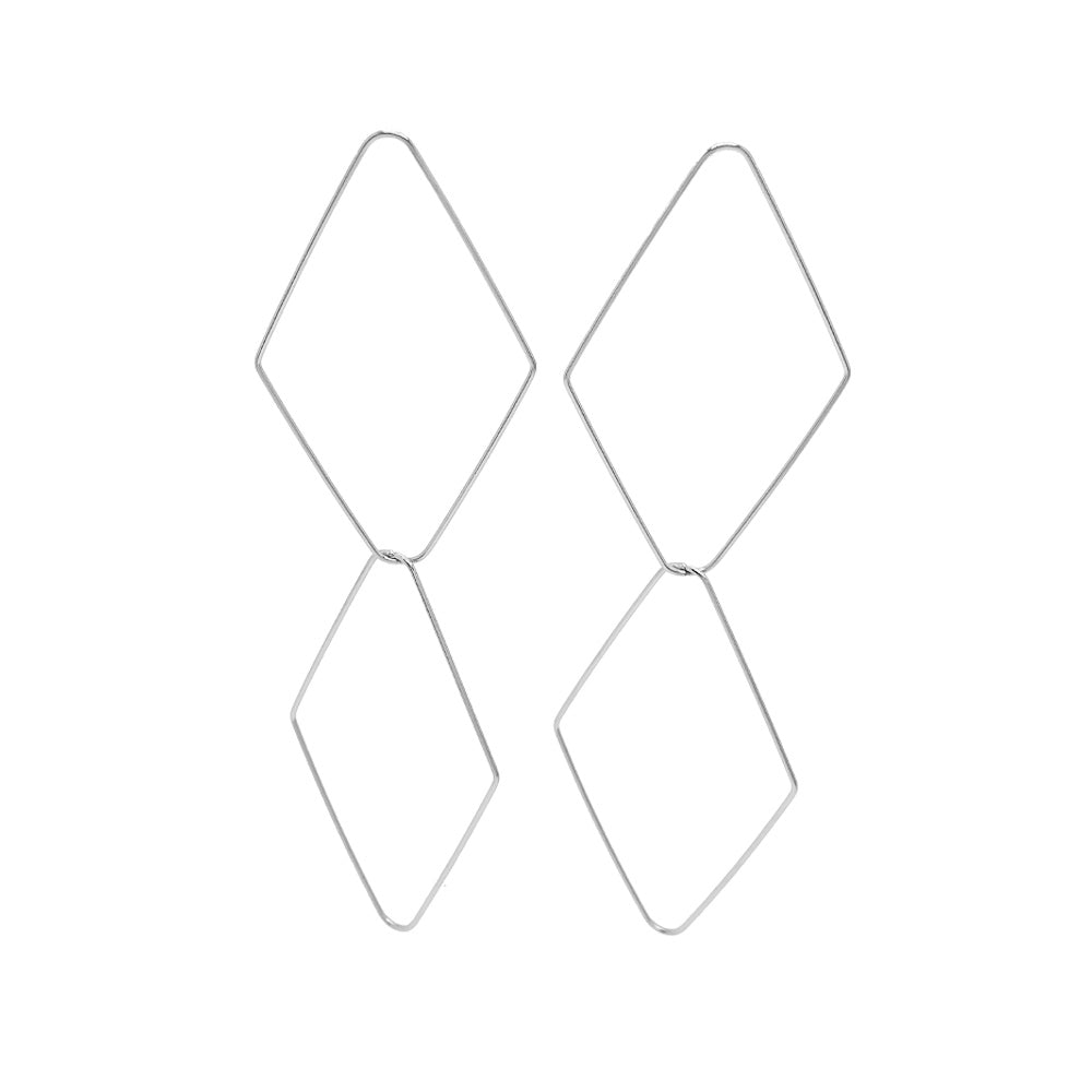 PENDIENTES TRIA PLATA
