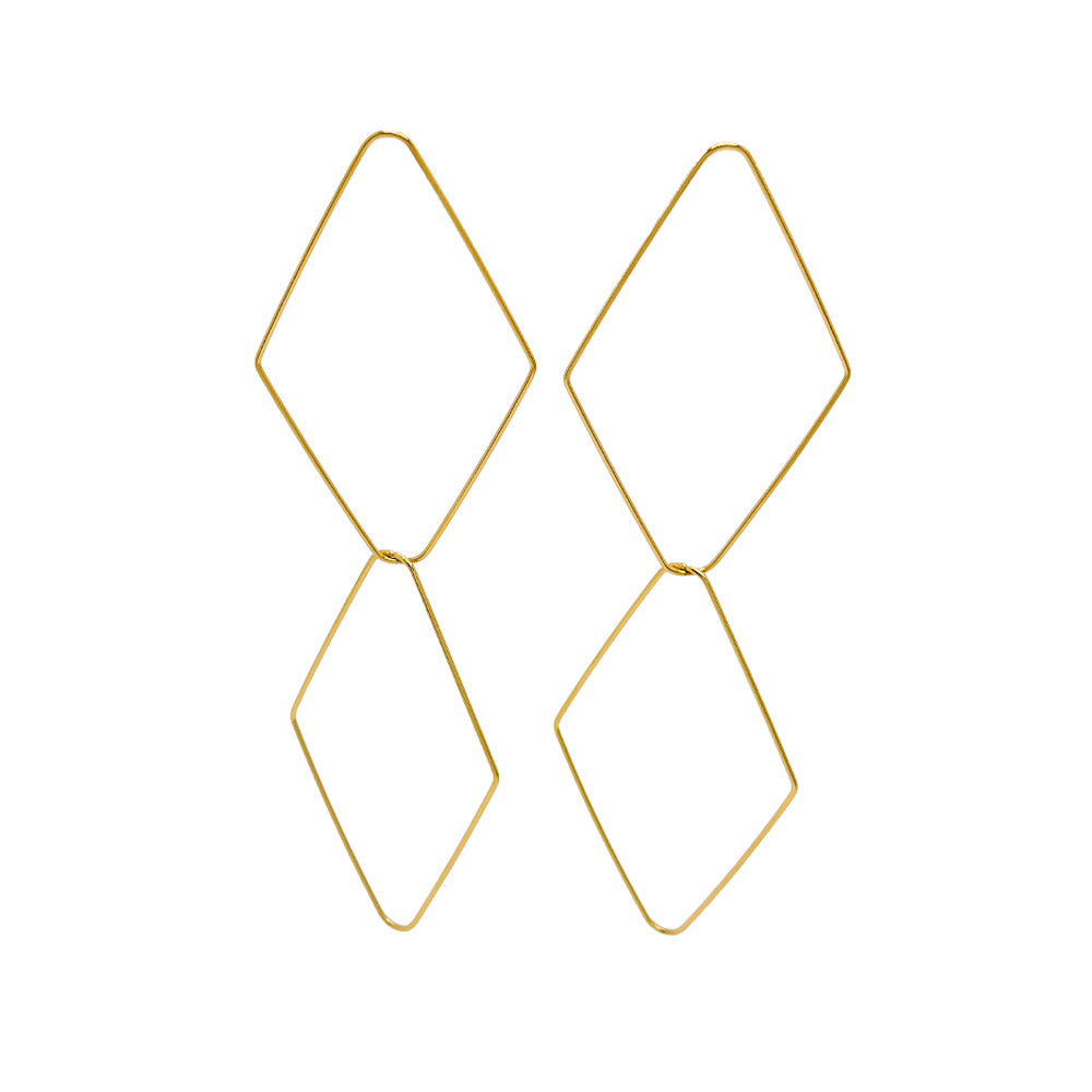 PENDIENTES TRIA ORO
