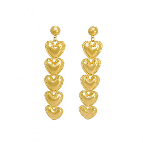 Pendientes Love Chain Oro