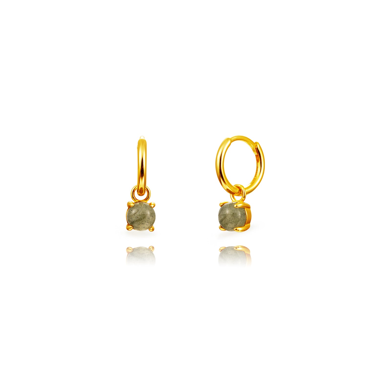 PENDIENTES ALMA LABRADORITA