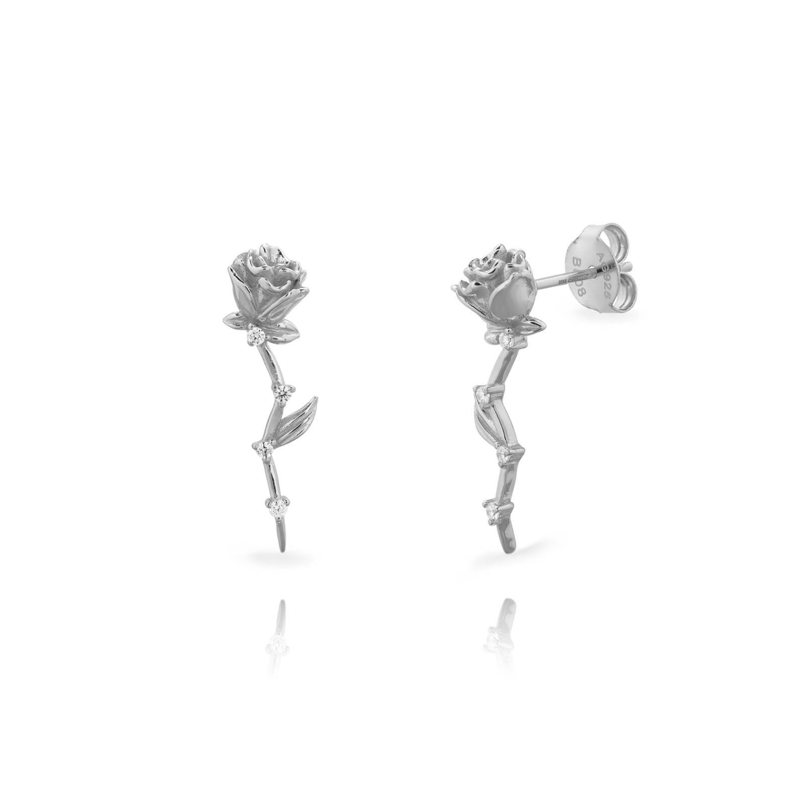 PENDIENTES ROSE PLATA