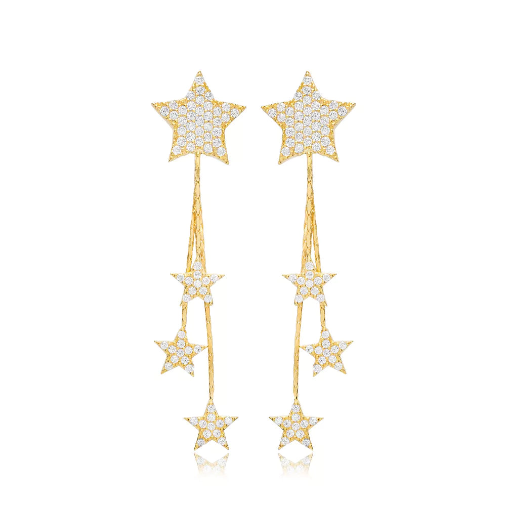 PENDIENTES PERSEIDAS ORO