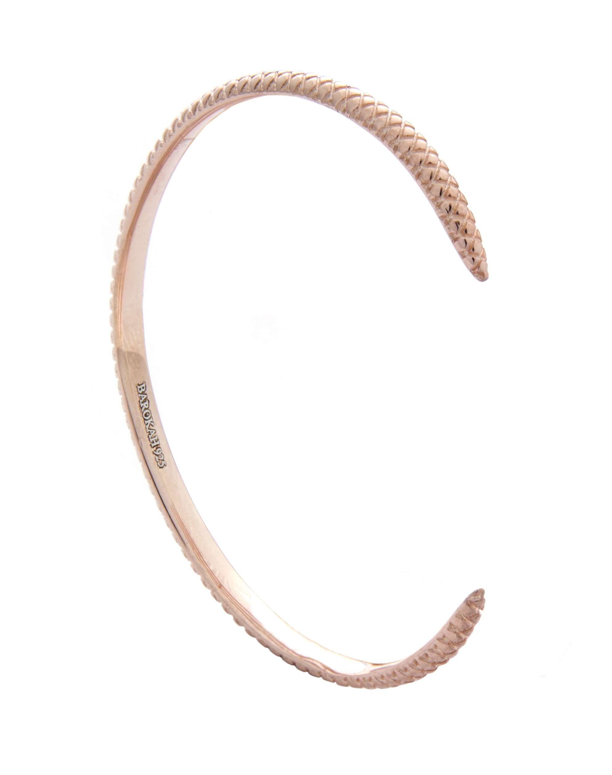 BRAZALETE SERPIENTE SIMPLE ROSA