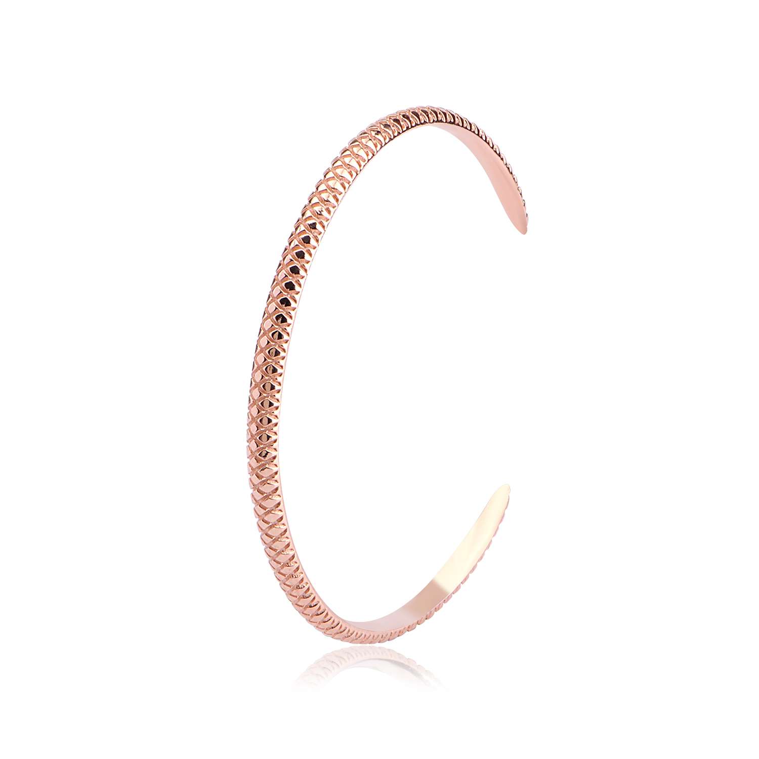 BRAZALETE SERPIENTE SIMPLE ROSA