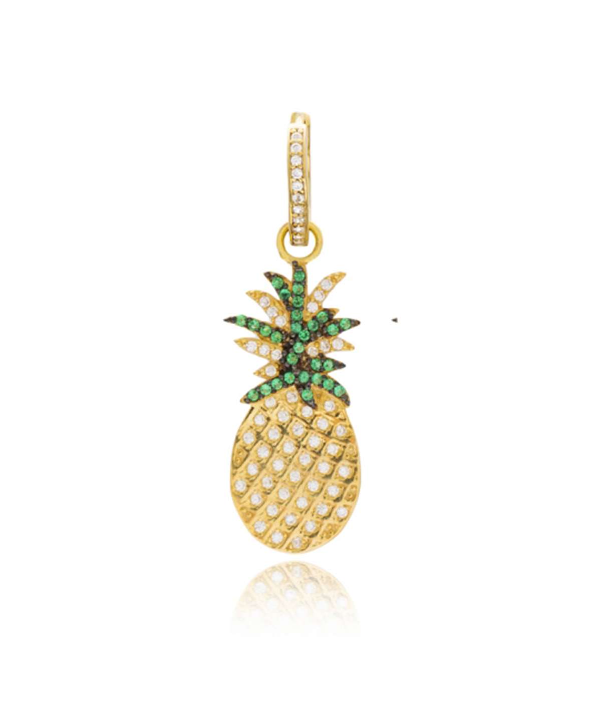 PENDIENTE PIÑA ORO