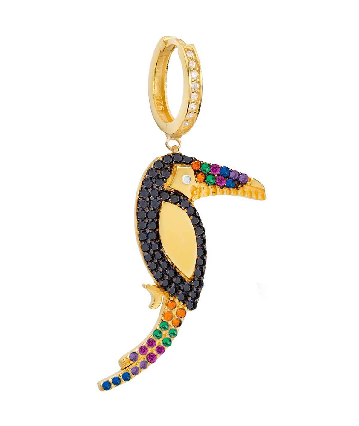 PENDIENTE TUCAN ORO