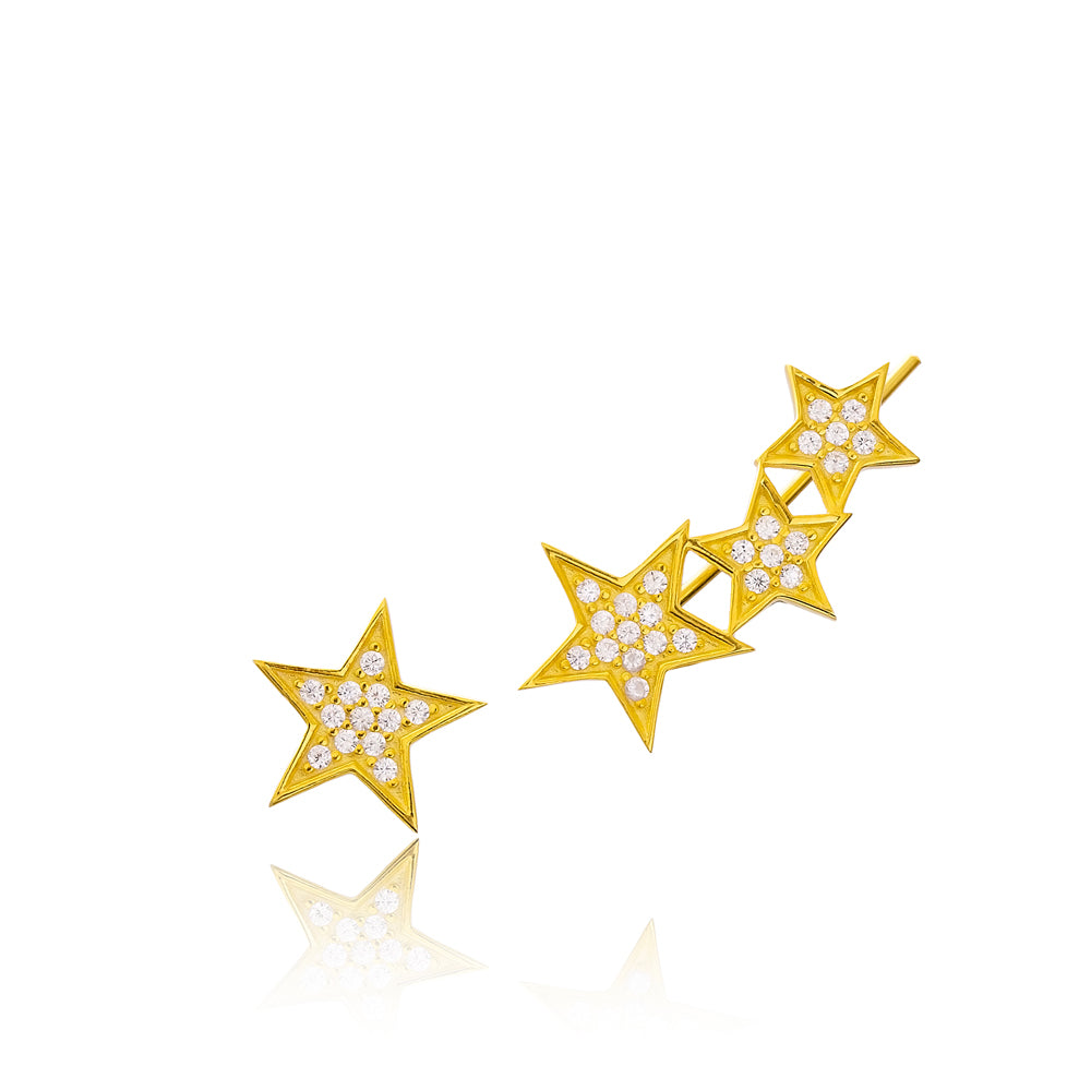 PENDIENTES CONSTELLATION ORO