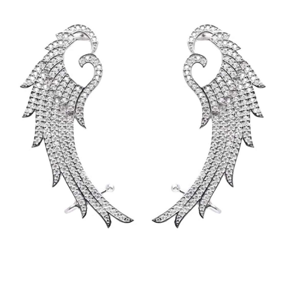 PENDIENTES ROCK ANGEL PLATA