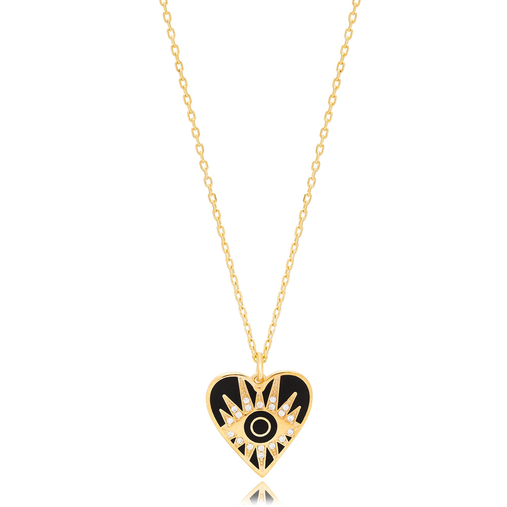 COLLAR EYE HEART ORO