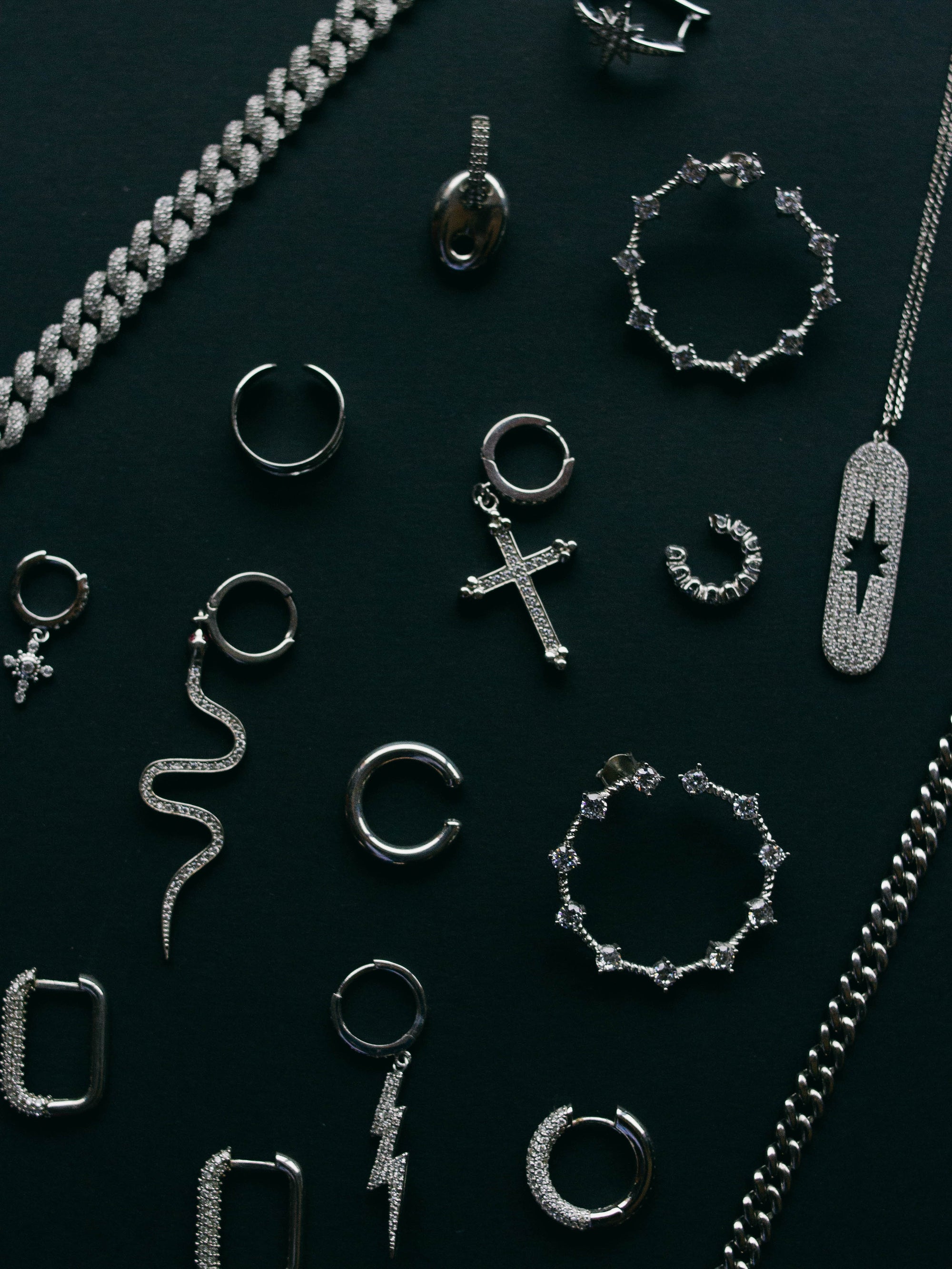 PENDIENTE INDIAN CROSS PLATA