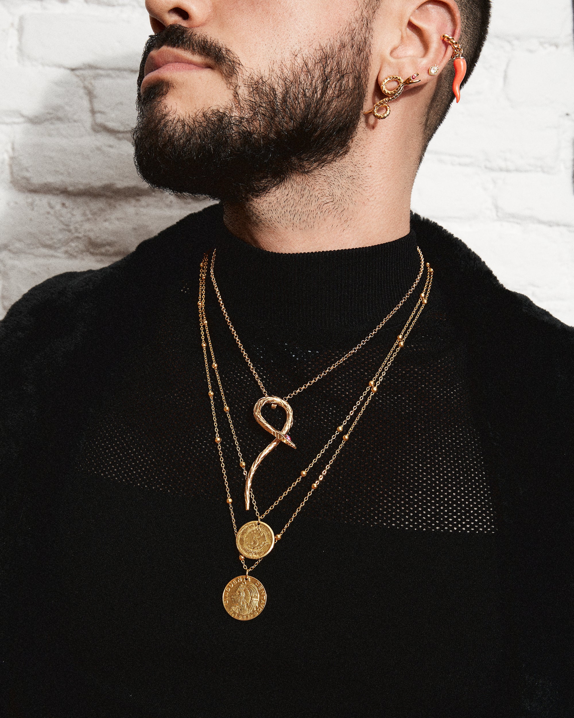 COLGANTE MYSTIC SNAKE DANIEL ESPINOSA X BAROKAH JEWELS