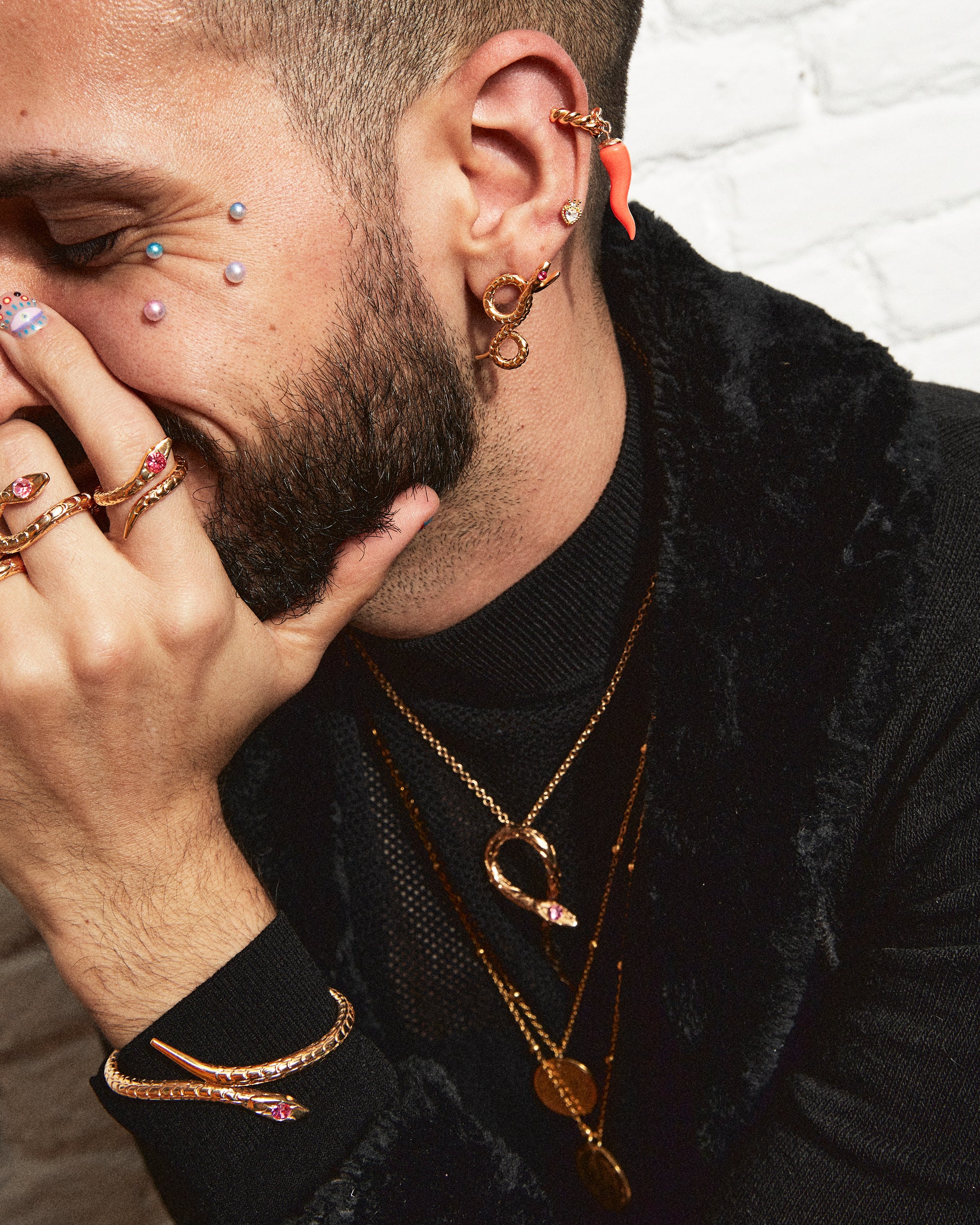 EAR CUFF CHILI DANIEL ESPINOSA X BAROKAH JEWELS