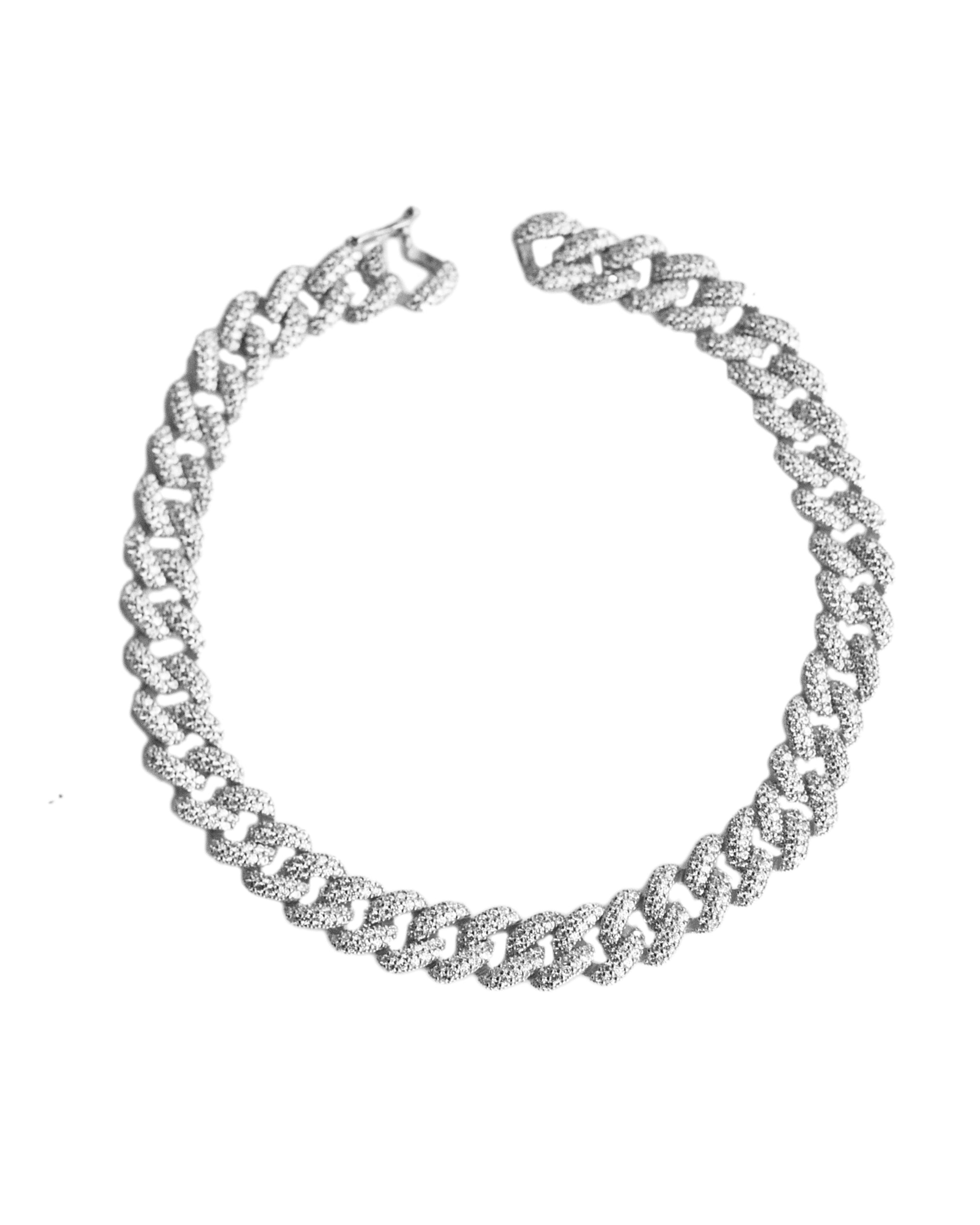 TOBILLERA LINKS PLATA