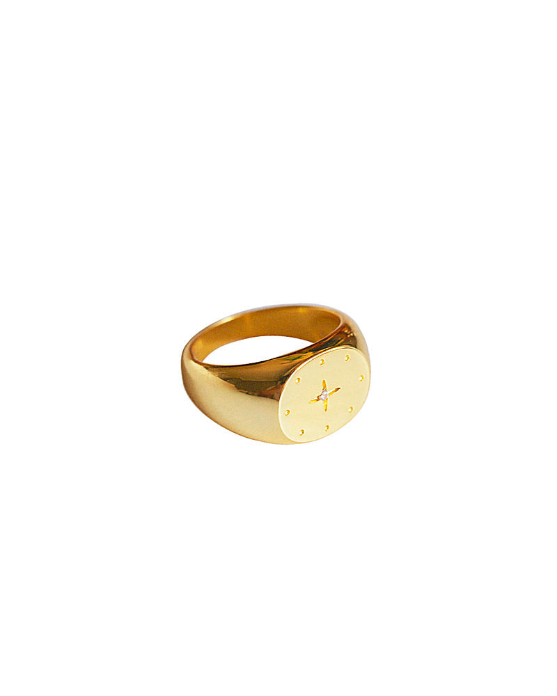 ANILLO SELLO SHOW TIME ORO