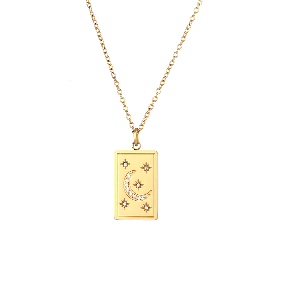 COLLAR FLY ME TO THE MOON ACERO