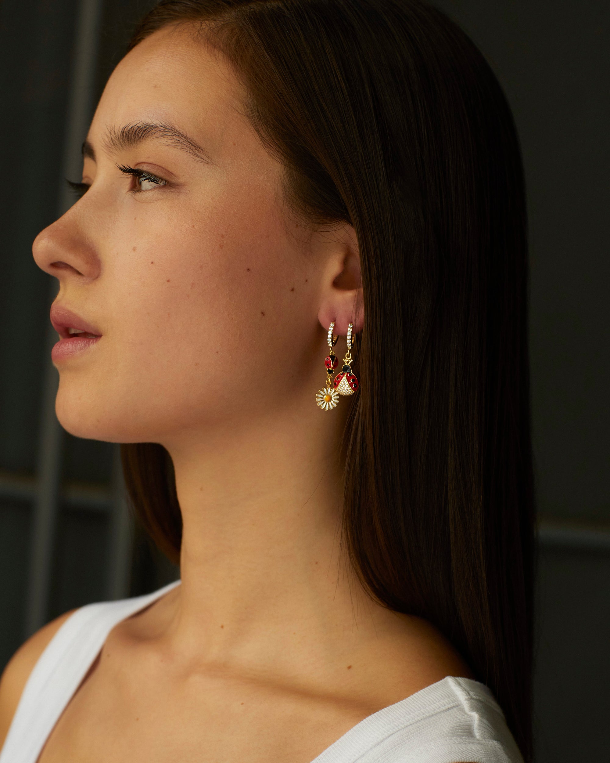 PENDIENTE LADY FLOWER ORO