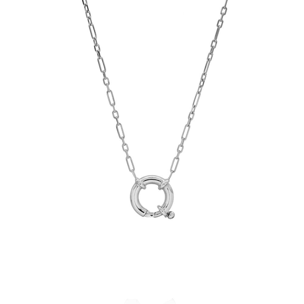 COLGANTE MOSQUETÓN KEEPER PLATA