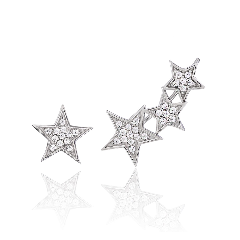 PENDIENTES CONSTELLATION PLATA