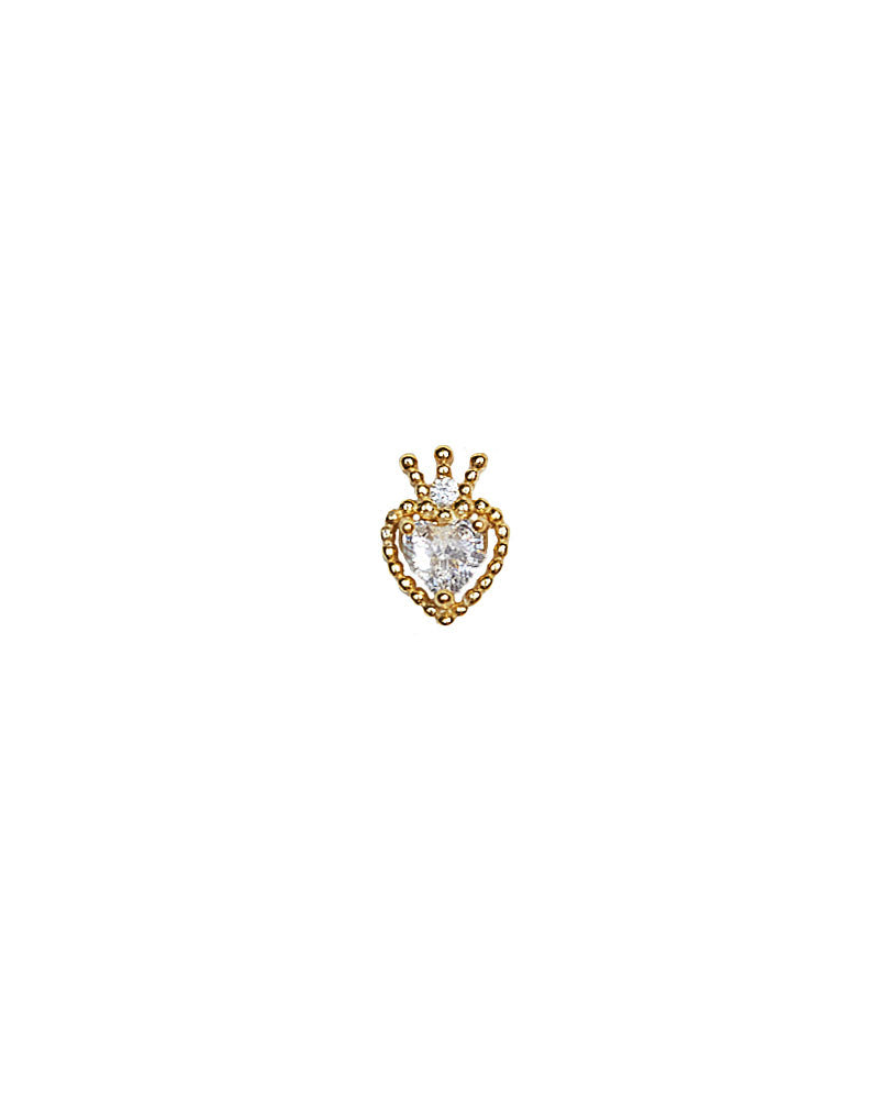 PIERCING CORAZON ORO